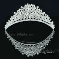 Queen\'s crown with combs clear rhinestone exclusive flower crown tiara wholesale